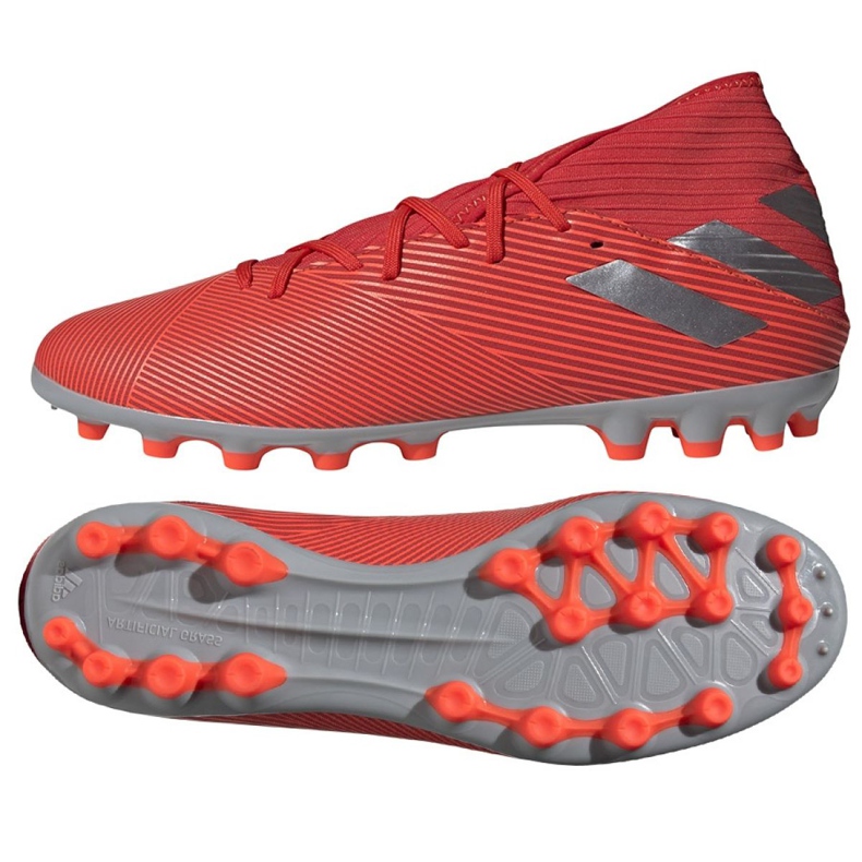 Botas de fútbol adidas Nemeziz 19.3 Ag M F99994 rojo rojo