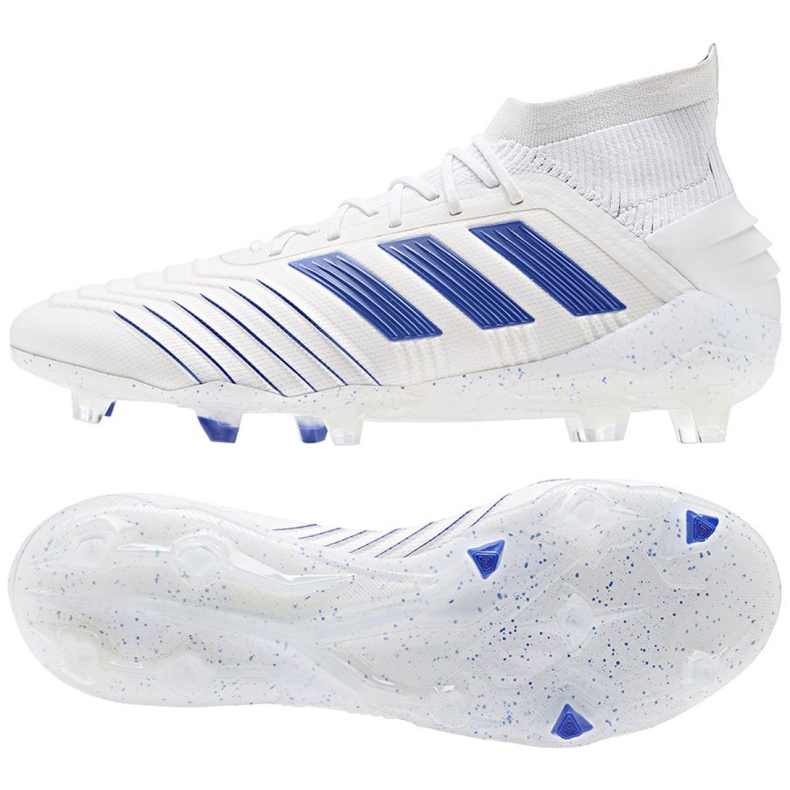 Botas de fútbol adidas Predator 19.1 Fg M BC0550 blanco blanco