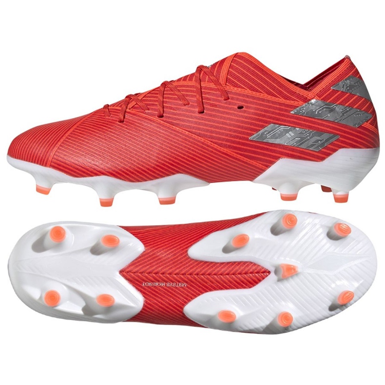 Botas de fútbol adidas Nemeziz 19.1 Fg M F34408 rojo rojo Botas de fútbol adidas Nemeziz 19.1 Fg M F34408 rojo rojo