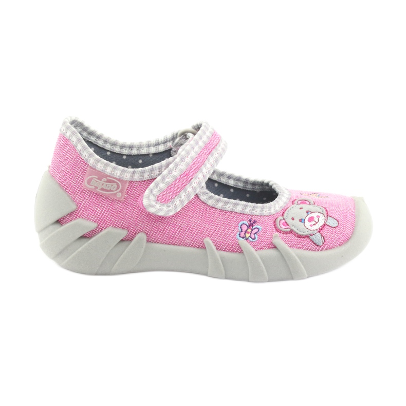 Calzado infantil befado 109P180 gris rosado
