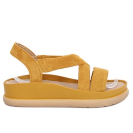 Sandalias de mujer amarillas G-199 Amarillo