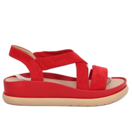 Sandalias de mujer rojas G-199 Rojo
