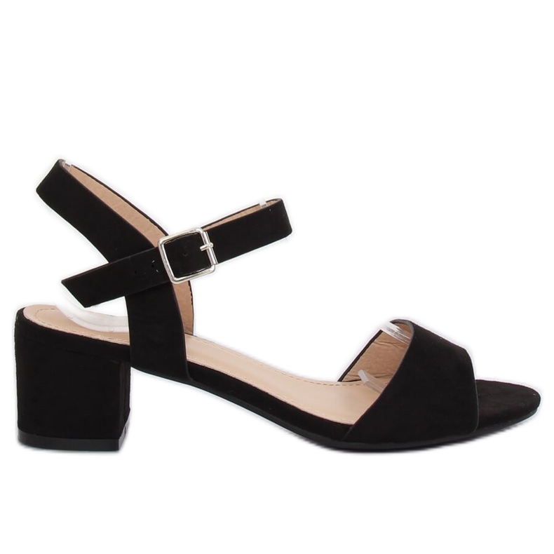 Sandalias de tacón negras 8103 Black negro