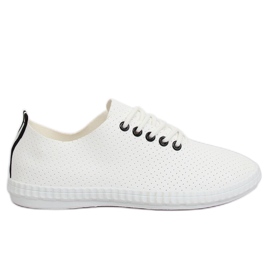 Zapatillas de mujer en blanco y negro B111-17 BLANCO / NEGRO Zapatillas de mujer en blanco y negro B111-17 BLANCO / NEGRO