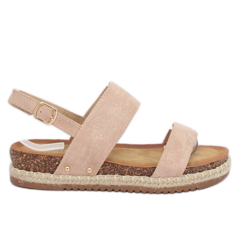 Rosa CH-118 Suelas de corcho rosa rosado Rosa CH-118 Suelas de corcho rosa rosado