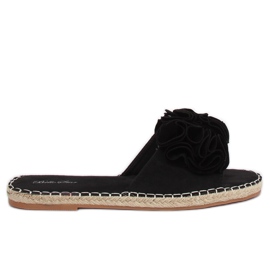 Pantuflas negras de mujer negras L2777 Negro