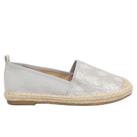 Alpargatas grises para mujer A629-ESP-1 Gris