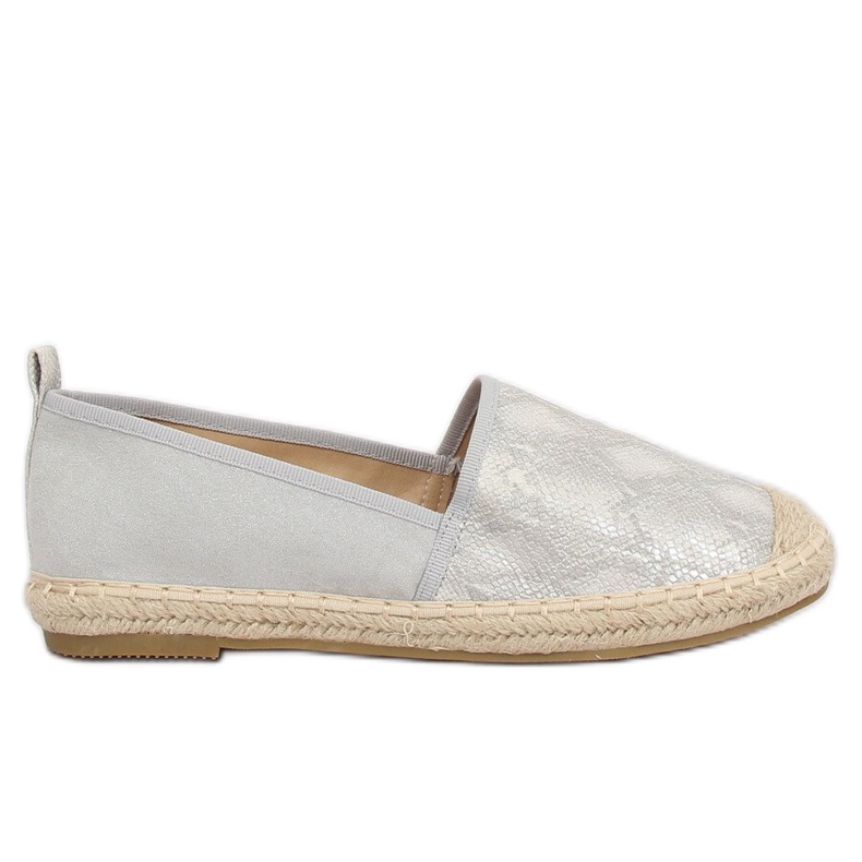 Alpargatas grises para mujer A629-ESP-1 Gris