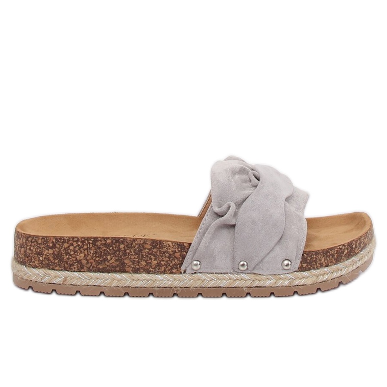 Alpargatas grises gris BJS-002 Gris multicolor