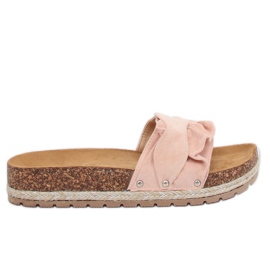 Zapatillas alpargatas rosas BJS-002 Rosa rosado