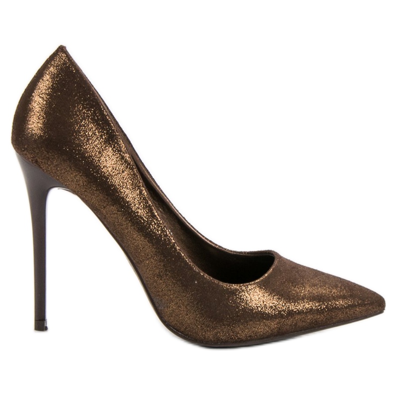 Bestelle Tacones altos con purpurina marrón