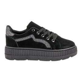 SHELOVET Zapatillas Negras negro