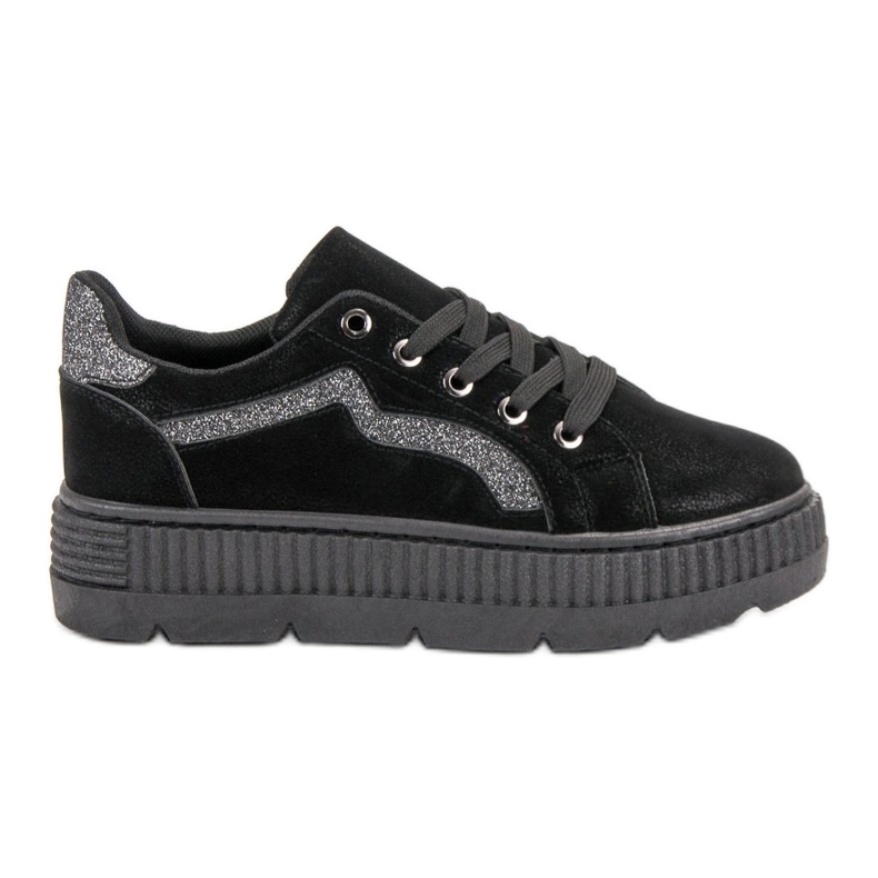SHELOVET Zapatillas Negras negro