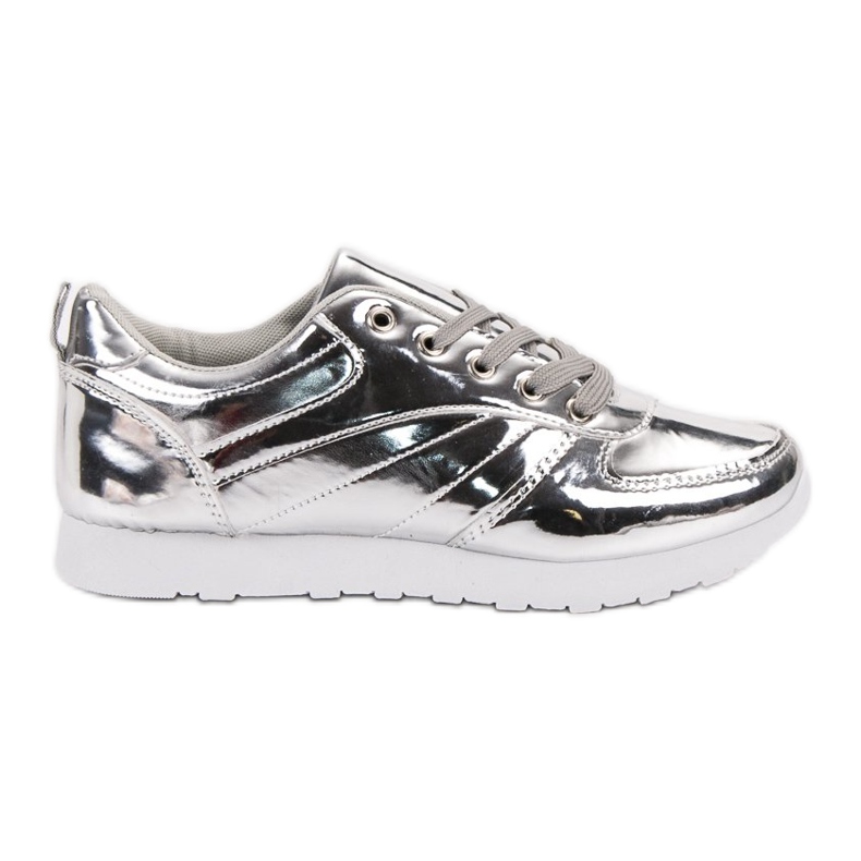 SHELOVET Calzado deportivo lacado gris