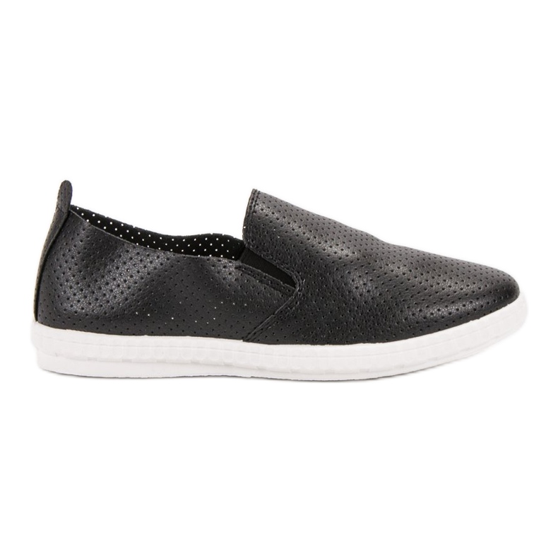 Renda Slipons negros