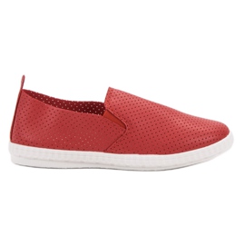 Renda Slipons rojos