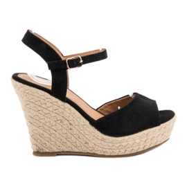 Sandalias negras negro