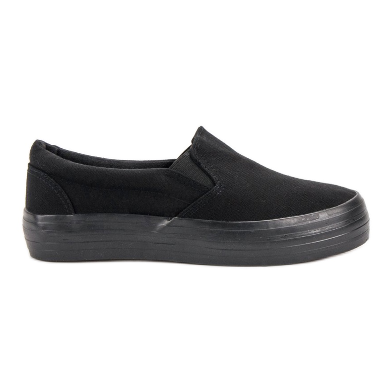 SHELOVET Slipons casuales negro SHELOVET Slipons casuales negro