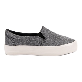 SHELOVET Slipons casuales gris