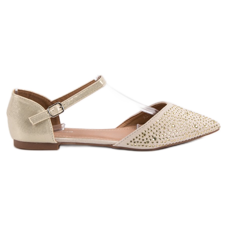 Primavera Bailarinas Abrochadas Con Circonita Cúbica amarillo Primavera Bailarinas Abrochadas Con Circonita Cúbica amarillo