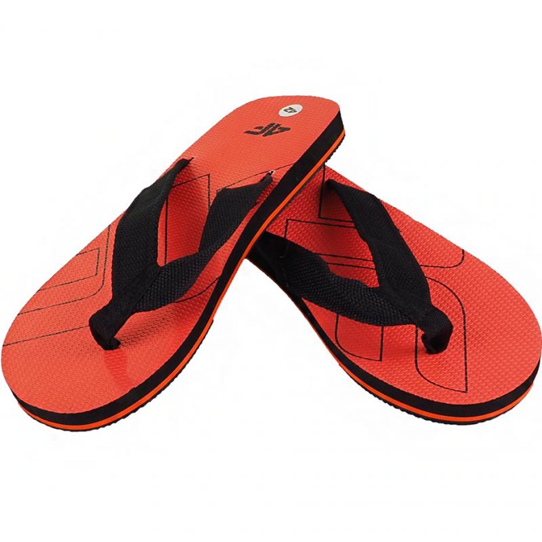 Zapatillas 4F M H4L19 KLM003 70S naranja negro