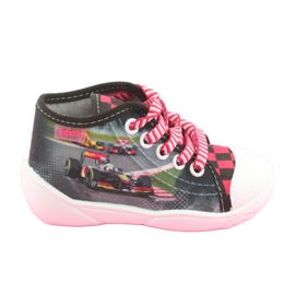 Calzado infantil befado 218P050 negro gris rojo