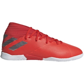 Zapatos de interior adidas Nemeziz 19.3 In Jr F99945 rojo rojo