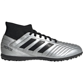 Botas de fútbol adidas Predator 19.3 Tf Jr G25802 multicolor plata Botas de fútbol adidas Predator 19.3 Tf Jr G25802 multicolor plata
