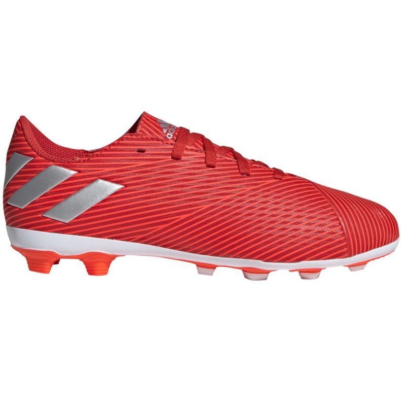 Botas de fútbol adidas Nemeziz 19.4 FxG Jr F99948 rojo rojo