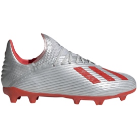 Botas de fútbol adidas X 19.1 Fg Jr F35683 gris gris