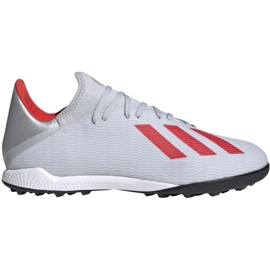 Botas de fútbol adidas X 19.3 Tf M F35374 multicolor gris