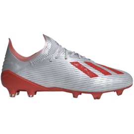 Botas de fútbol adidas X 19.1 Fg M F35315 gris gris Botas de fútbol adidas X 19.1 Fg M F35315 gris gris