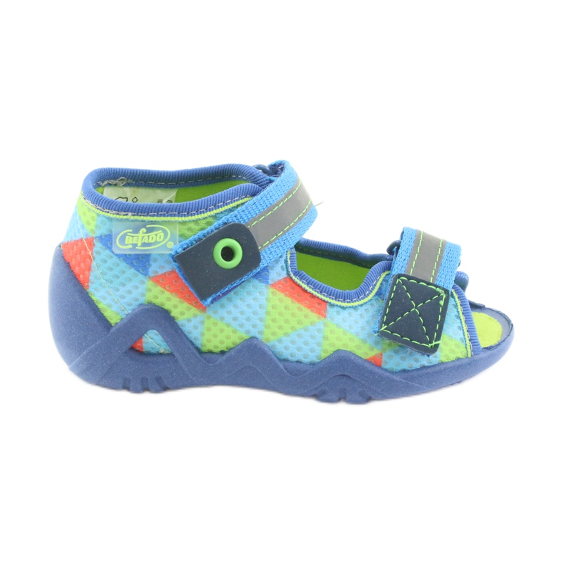 Zapatillas Befado 250P059 azul, verde naranja