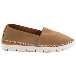 VICES Zapatos sin cordones para mujer marrón
