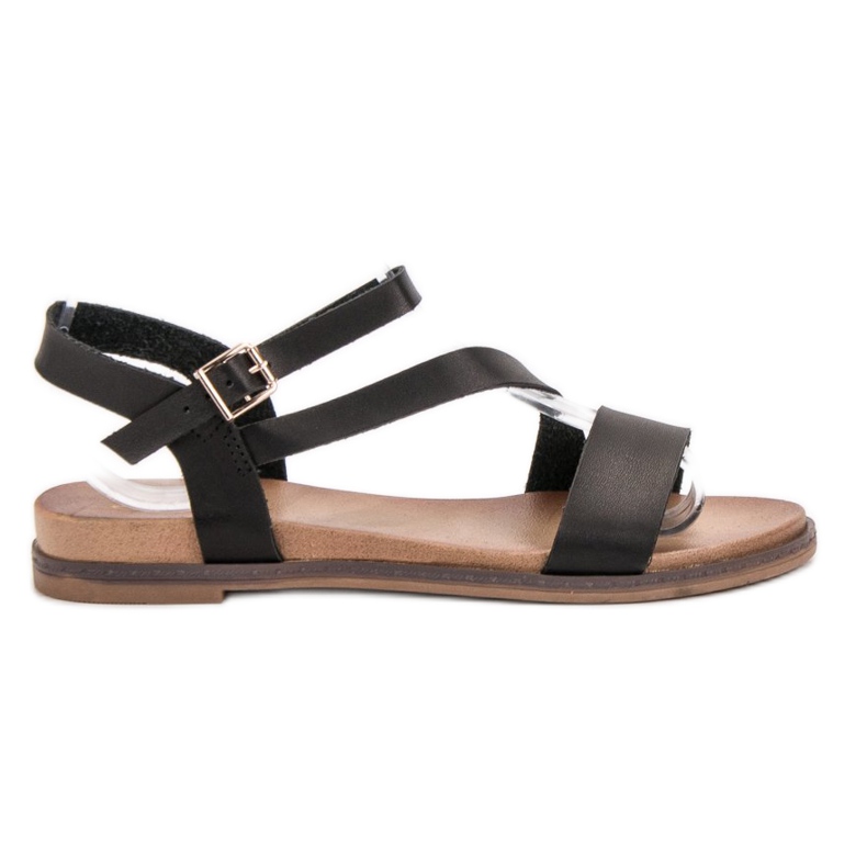 SHELOVET Sandalias casuales negro