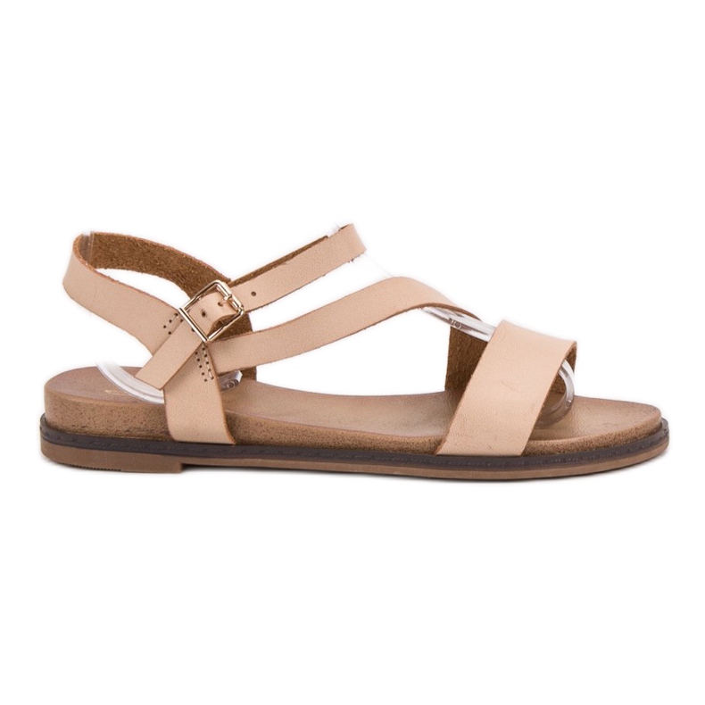 SHELOVET Sandalias casuales marrón