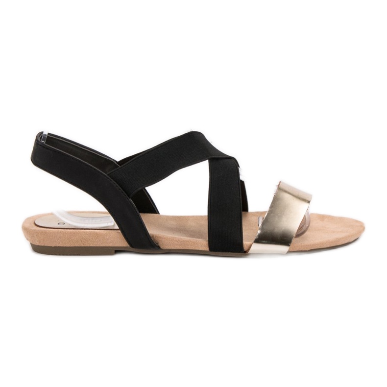 Evento Sandalias sin cordones con banda elástica negro Evento Sandalias sin cordones con banda elástica negro