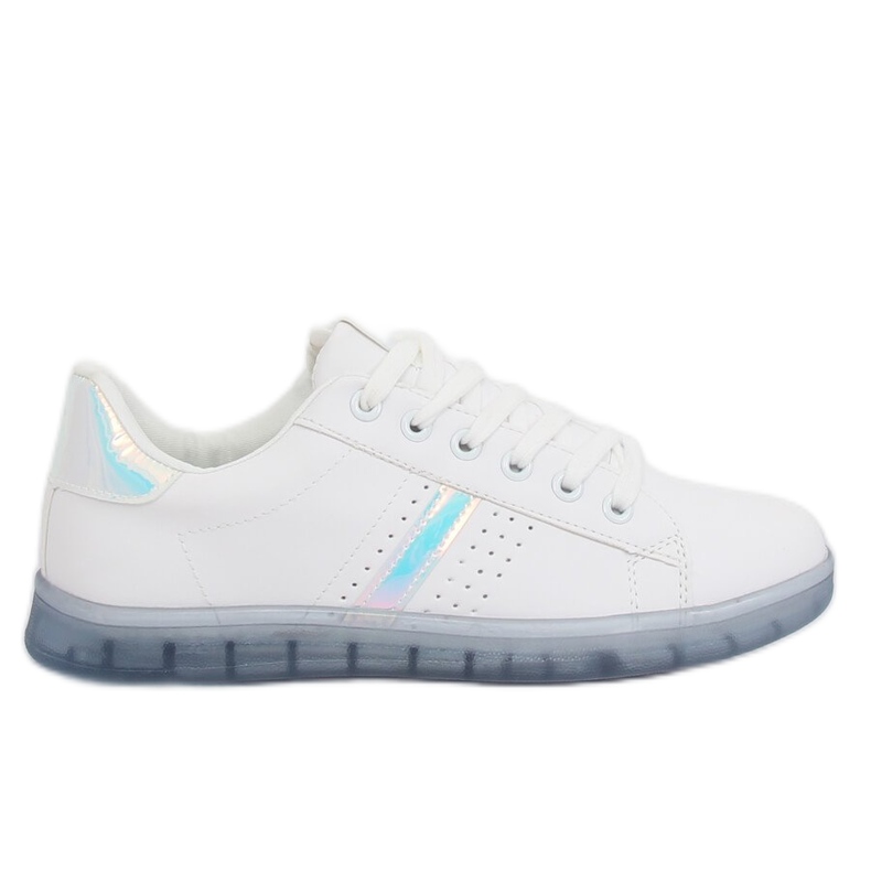 Zapatillas de mujer blancas y azules 2B9XX923 BLANCO / AZUL