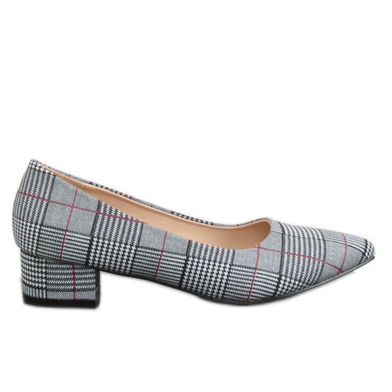 Black Check Black Zapatos de tacón CC207P Black negro gris multicolor Black Check Black Zapatos de tacón CC207P Black negro gris multicolor