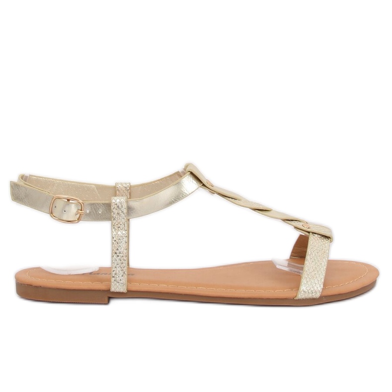 Sandalias doradas de mujer S060071 Dorado