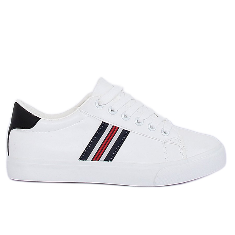 Zapatillas de mujer en blanco y negro BL158P Blanco Zapatillas de mujer en blanco y negro BL158P Blanco