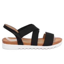 Sandalias de mujer negras P0P1268-16 Negra negro