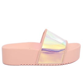 Zapatillas rosa holográficas CK81P Rosa