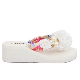 Blanco CK93P Suelas de espuma blanca multicolor