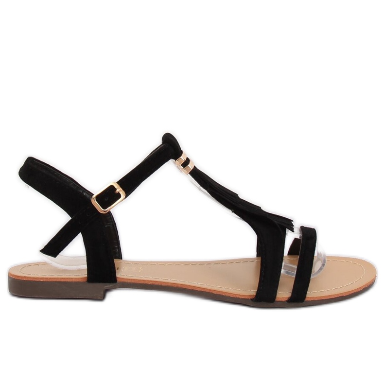Sandalias de mujer negras 1-51 Negra negro