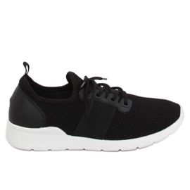 Negro 7771-Y Zapatillas deportivas negras