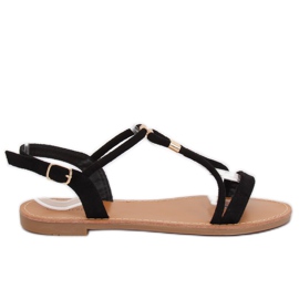 Sandalias de mujer negras L520 Negra negro