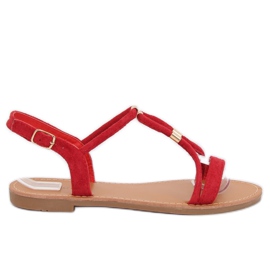 Sandalias rojas de mujer L520 Rojo