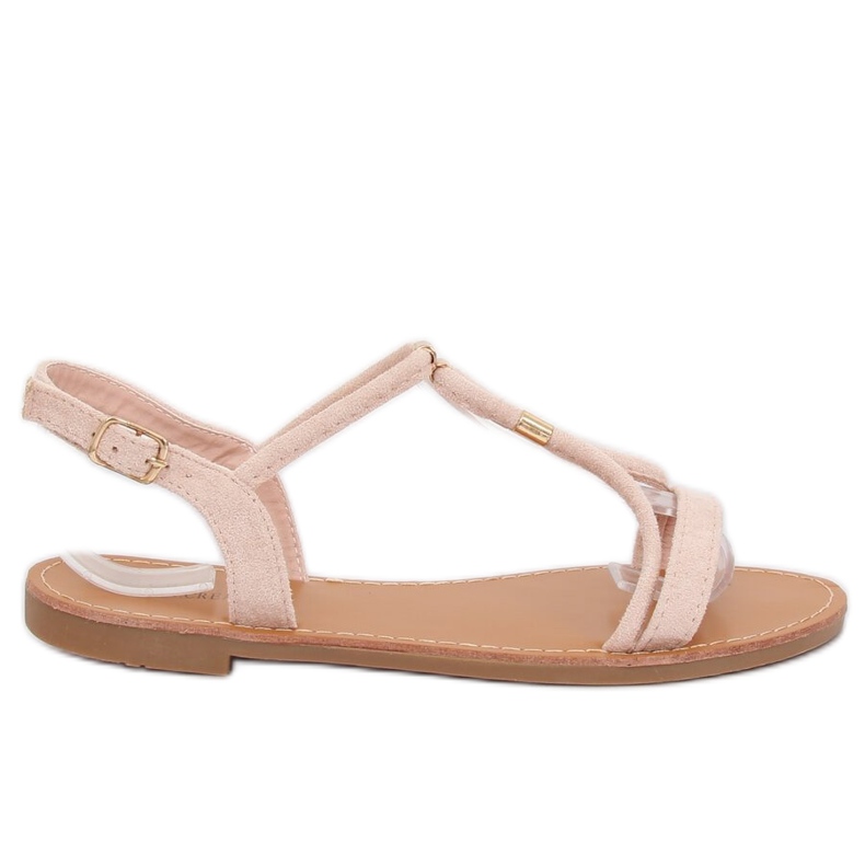 Sandalias de mujer beige L520 Beige