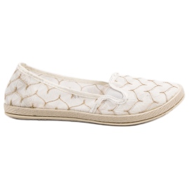 Zapatillas VICES sin cordones blancas blanco